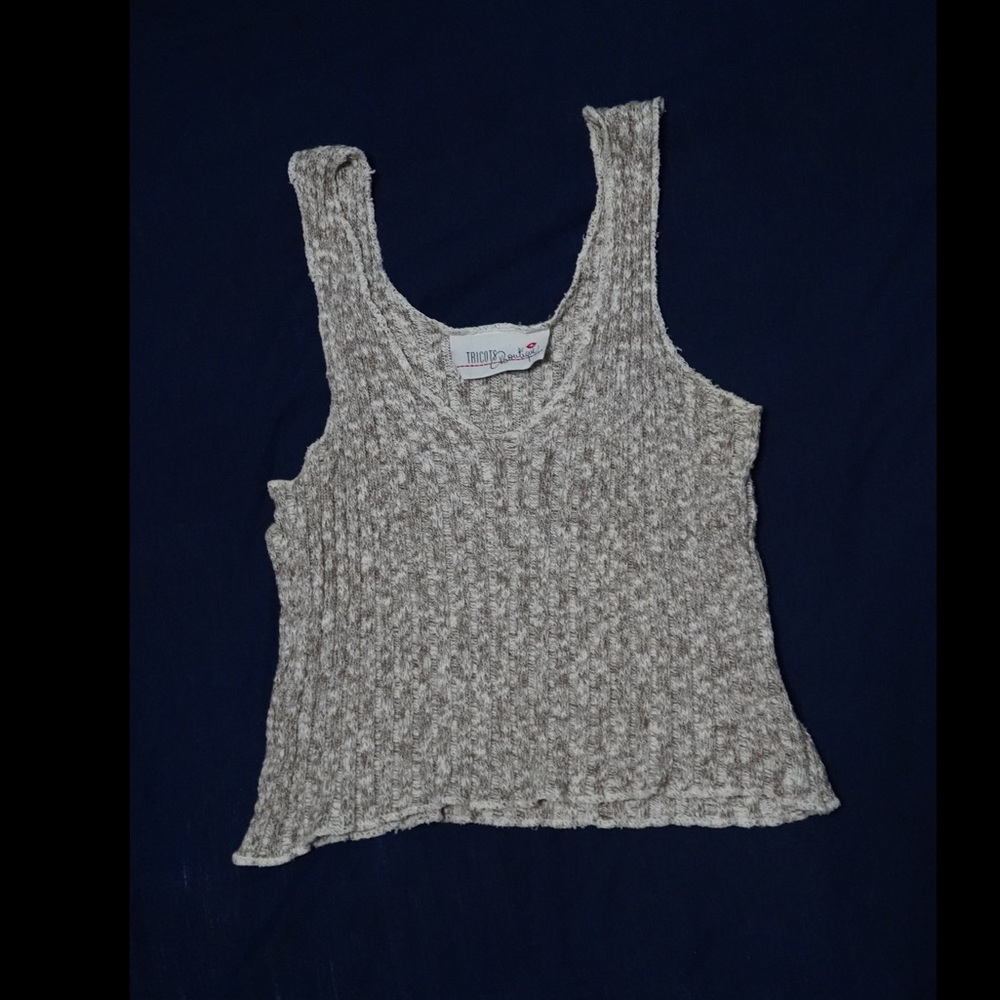 Chic Beige Crop Top